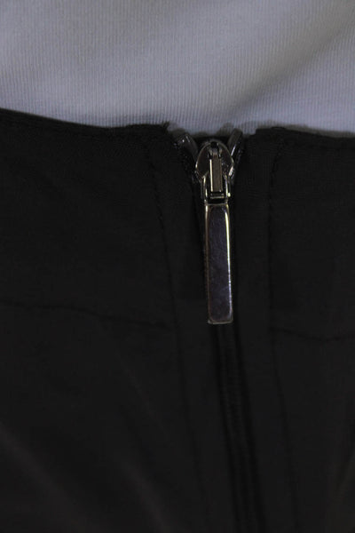 'S Max Mara Womens Brown Zip Detail Lined Knee Length Pencil Skirt Size 10