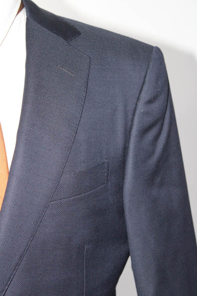 Pal Zileri Men's Lined Two-Button Suit Blazer Jacket Navy Size 50