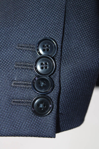 Pal Zileri Men's Lined Two-Button Suit Blazer Jacket Navy Size 50