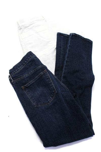 Madewell Everlane Womens Blue Mid-Rise Straight Leg Jeans Size 24 2 lot 2