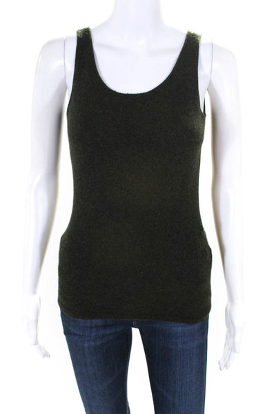 Ralph Lauren Black Label Womens Cashmere Shell Sweater Green Size Small