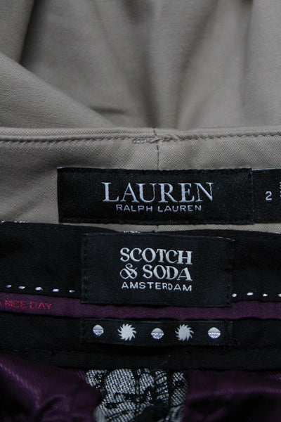 Scotch And Soda Lauren Ralph Lauren Womens Dress Pants Black Size 26 2 Lot 2