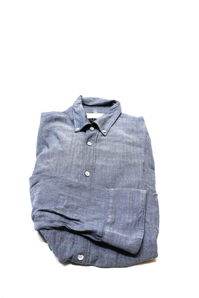 Standard James Perse Men's Polo Shirt Button Down Shirt Blue Black Size XS Lot 3