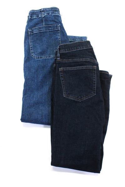 J Crew Denim Women's Dark Wash Straight Leg Denim Jeans Blue Size 26, Lot 2