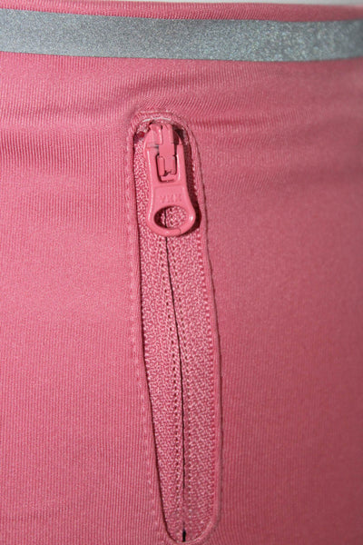 Adidas by Stella McCartney Womens High Rise Ankle Leggings Pink Black Size XS