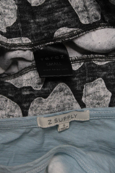 Terez Z Supply Womens Tee Shirt Dress Knit Shorts Size Small Lot 2