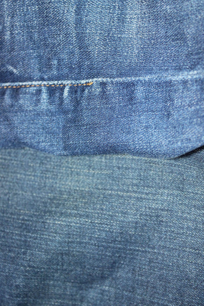 Frame Womens Cotton Distress Dark Wash Skinny Jeans Shorts Blue Size 28 29 Lot 2