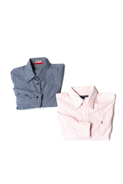 Thomas Pink Ralph Lauren Sport Womens Buttoned Shirts Blue Pink Size 14 Lot 2