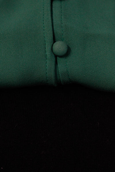 Joie Womens Knit Lace Back V-Neck Long Sleeve Sweater Top Black Size S Lot 2