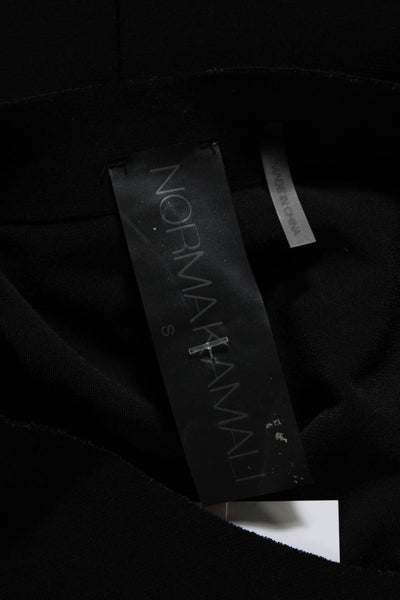 Norma Kamali Womens Crew Neck Sleeveless Matte Jersey Shift Dress Black Small