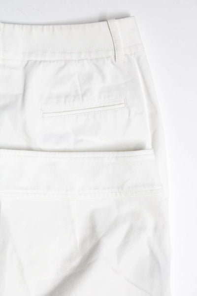 Lauren Ralph Lauren Lafayette 148 Womens Pants Shorts  White Size 8 2 Lot 2
