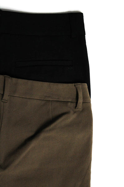 Theory Elizabeth & James Women's Slim Fit Trouser Pants Brown Size 0, Lot 2