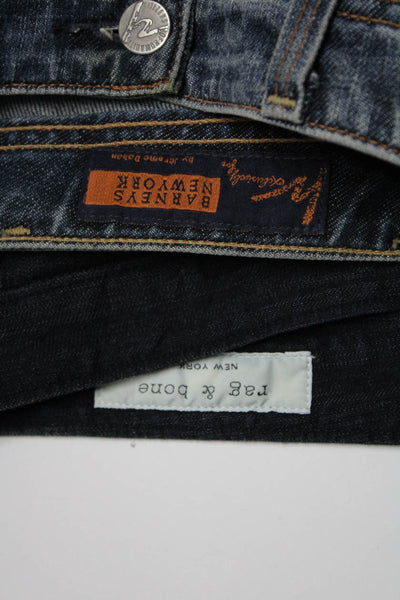 Barneys New York Rag & Bone Women's Low Rise Bootcut Jeans Blue Size 25 , Lot 2