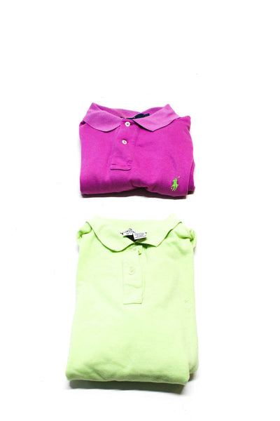 Polo Ralph Lauren Lilly Pullitzer Mens Polo Shirts Pink Size Large Medium Lot 2