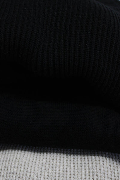 Zara Daily /Ritual Treasure & Bond Womens Texture Sweaters Black Size L XL Lot 3