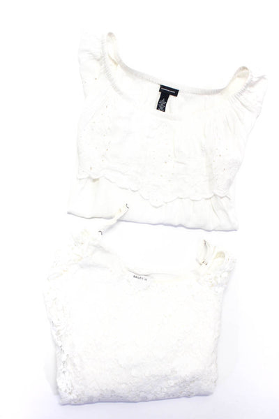 Bailey 44 International Concepts Womens Lace Blouse Top Cream Size S 4 Lot 2