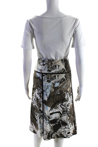 BASLER Women's Floral Print A Line Skirt Blouse Two Piece Set Multicolor Size 46