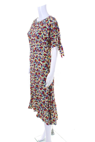 Faithfull The Brand Womens Floral Print Maxi Dress Multi Colored Size 4