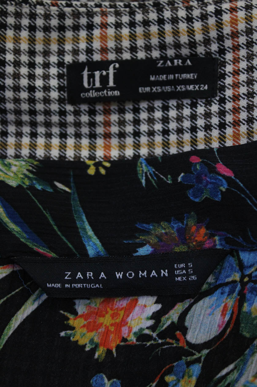 Buy the Zara Cuffed Plaid Pants Women's Size XS