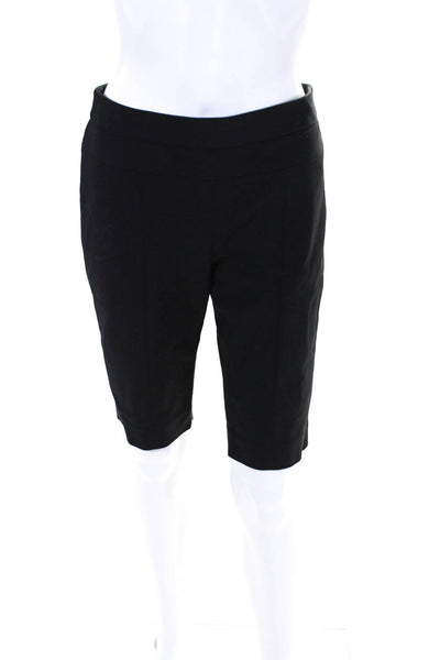Robert Rodriguez Black Label Womens Cotton Bermuda Capri Shorts Black Size 6