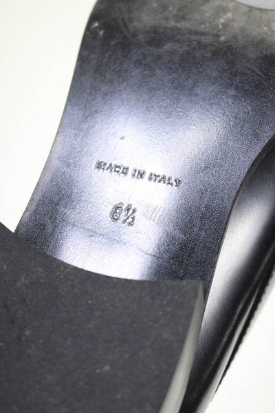 Everlane Womens The Contoured Cross Over Sandals Black Size 10