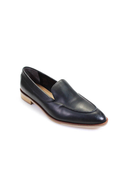 Everlane Womens The Modern Oxfords Loafers Shiny Black Size 8