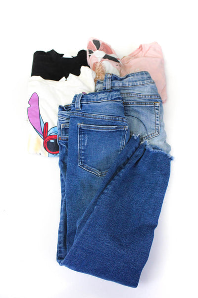 Zara Mango Joes Jeans Girls Jeans Shorts Shirts White Pink Size 7-14 Lot 5