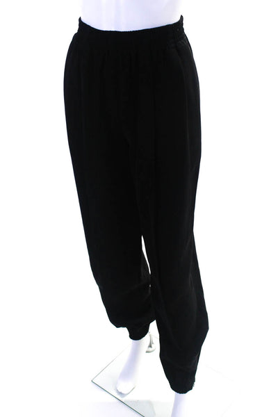 Adeam Womens Pleated Jogger Pants Black Size M
