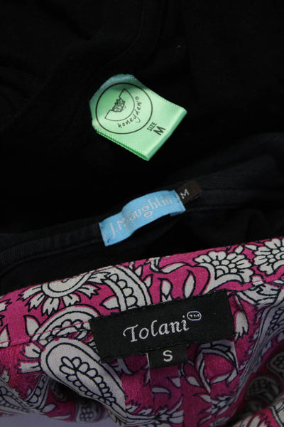 Tolani J. McLaughlin Honeydew Womens Tops Dress Pink Gray Black Size S M Lot 3