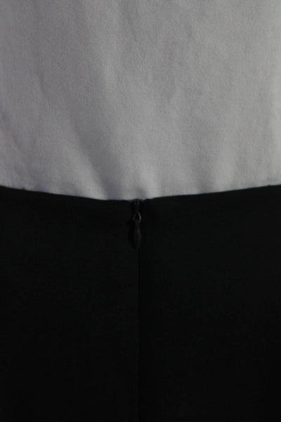 Rinascente Women's Wool Back Slit Pencil Midi Skirt Navy Size 6
