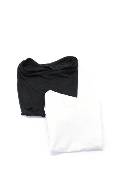Sundays Drew Womens Flounce Sleeve Shirt Tank Top White Black Size 0 S Lot 2