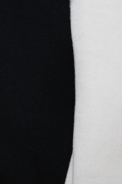 Bailey 44 Womens Knit Cold Shoulder Shirts Tops Black White Size L M Lot 2