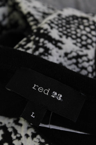 Red 23 Womens Snakeskin Print Scoop Neck Mini Tank Dress White Black Size L