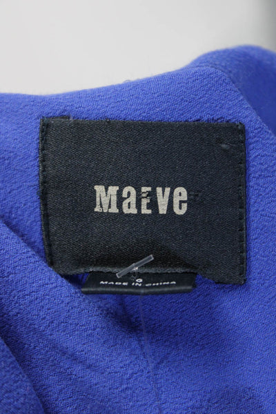 Maeve Anthropologie Women's 3/4 Sleeve Knee Length Shift Dress Blue Size 6