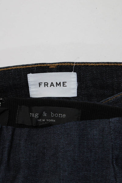 Frame Rag & Bone Women's Crop Jeans Skinny Ankle Pants Blue Size 23 00 Lot 2
