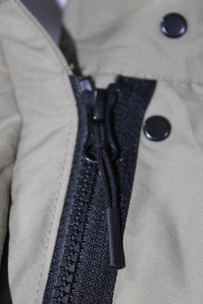 Everlane Womens The ReNew Anorak  Bay Leaf Size M