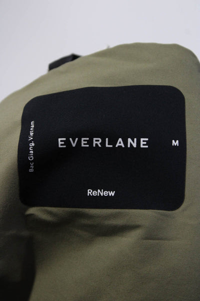 Everlane Womens The ReNew Anorak  Bay Leaf Size M