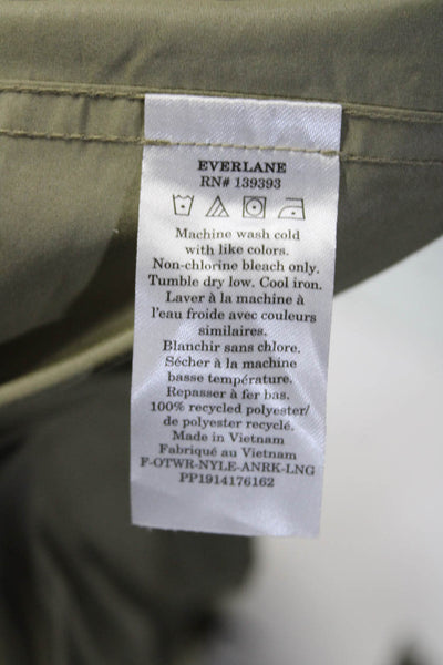 Everlane Womens The ReNew Anorak  Bay Leaf Size M