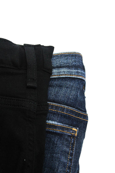 Rag & Bone Women's High Waist Five Pockets Skinny Denim Pant Black Size 24 Lot 2