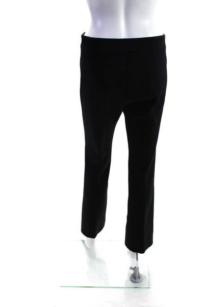 Helmut Lang Women's High Rise Straight Leg Pull On Pants Black Size L