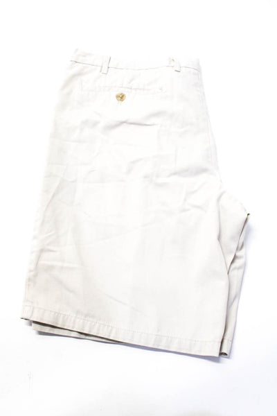 Haggar Thomas Dean Saks Fifth Avenue Mens Cotton Dress Shorts Tan Size 38 Lot 3