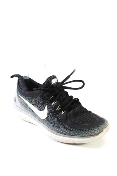 Nike Free Womens Lunarlon Lace Up Athletic Running Sneakers Gray Size 7