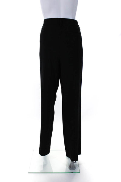 Strenesse Gabriele Strehle Women's Mid Rise Straight Leg Pants Black Size 12