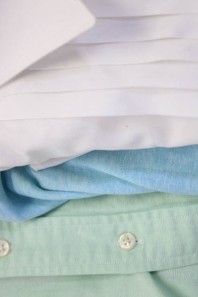 Polo Ralph Lauren Bill Blass Mens Polo Button Down Shirt Blue Size L Lot 3