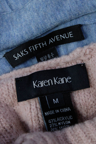 Karen Kane Saks Fifth Avenue Womens Sweater Cardigan Pink Size M Lot 2