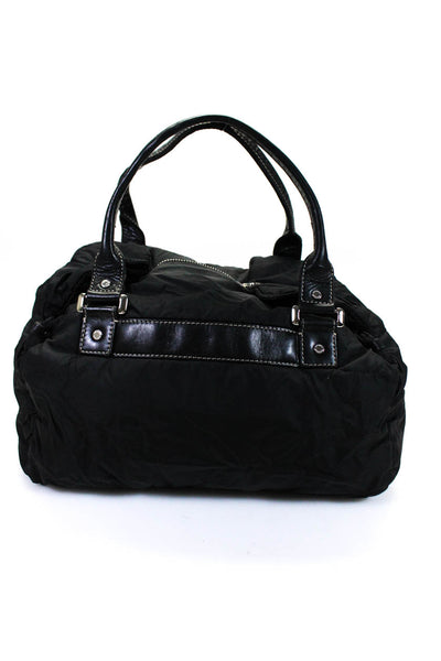 Kate Spade Womens Zipped Textured Double Handle Puffer Shoulder Handbag Black