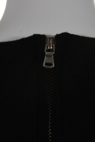 KaufmanFranco Women's Scoop Neck Sleeveless Tunic Vest Blouse Black Size XS