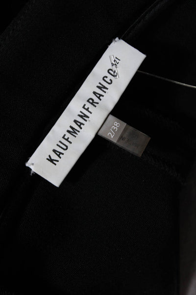 KaufmanFranco Women's Zip Side Skinny Dress Pant Black Size 2