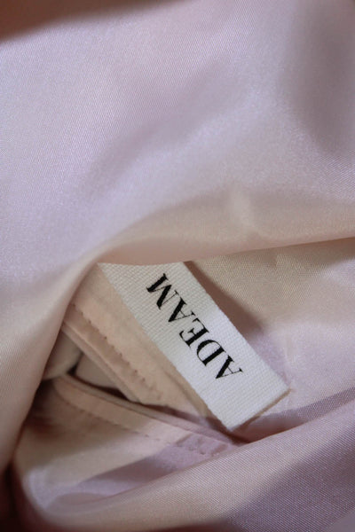 Adeam Womens Asymmetric Scarf Dress Petal Pink Size 2