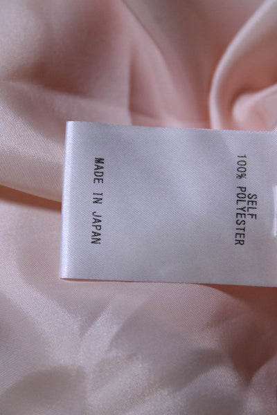 Adeam Womens Asymmetric Scarf Dress Petal Pink Size 2